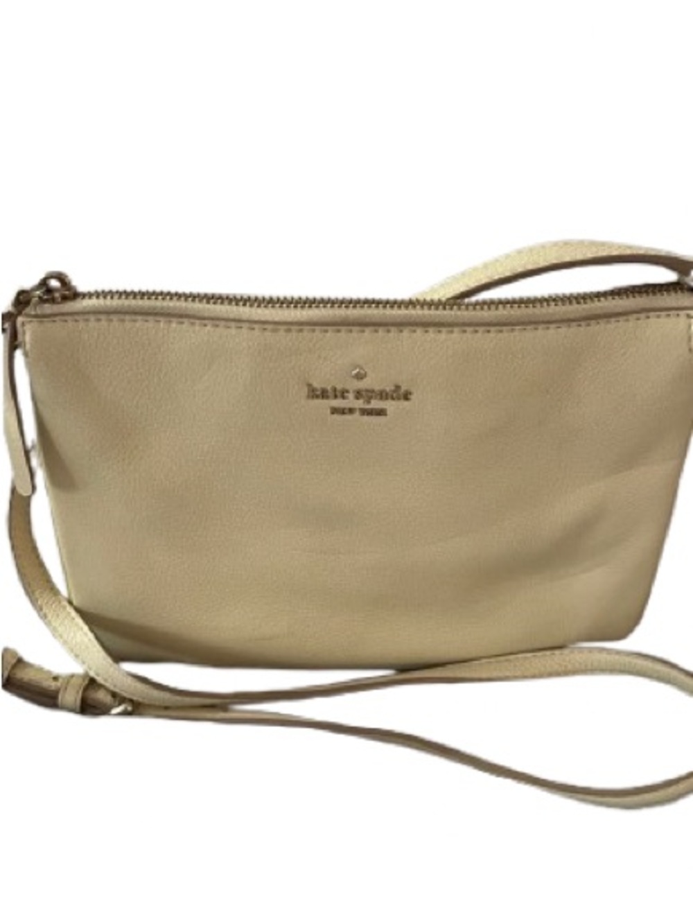 Kate Spade New York Bailey Cross Body Beige Medium Size